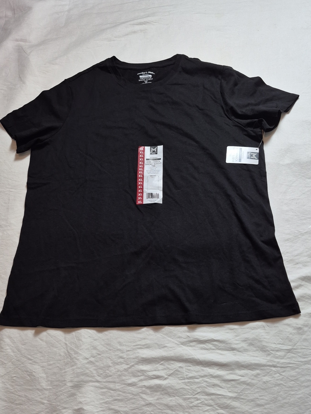 Men's Black Crew Neck Short Sleeve Tee